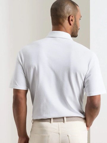 Everyday Pique Polo in White
