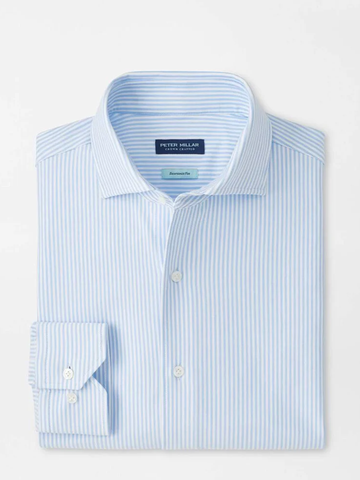 Excursionist Flex Stripe Sport Shirt in Blue Frost