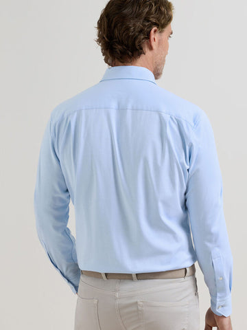 Excursionist Flex Solid Sport Shirt in Blue Frost