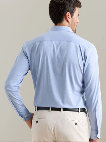 Excursionist Flex Solid Sport Shirt in Dusk Blue