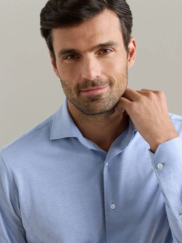 Excursionist Flex Solid Sport Shirt in Dusk Blue
