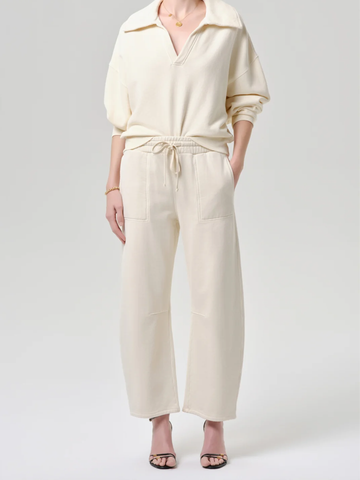 Freya Sweatpant in Cream