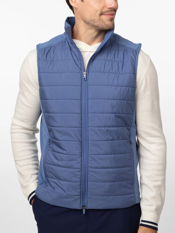 Fulton Performance Vest in Coastal Blue