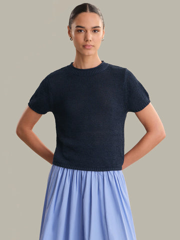 Faye Sweater in Dark Blue