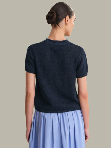 Faye Sweater in Dark Blue