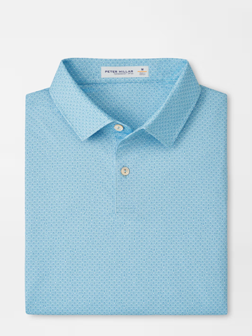 Featherweight Martinis Performance Polo in Seaflower
