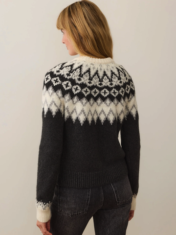 Fiorella Crewneck Sweater in Charcoal