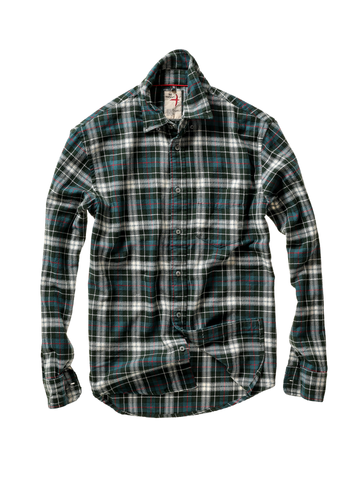 Flyweight Flannel in Forest/Green Plaid