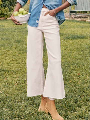 Galway Wide-Leg Jean in Natural