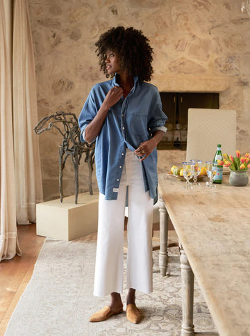 Galway Gaucho Jean in White