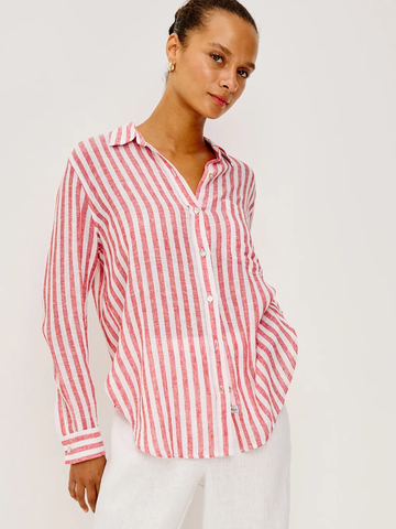 Giada Shirt Top in Ravello Stripe