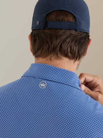 Grant Performance Mesh Polo in Windsor Blue