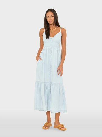 Greta Dress in Air Blue
