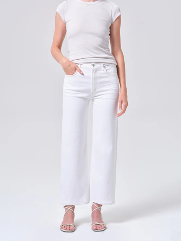 Harper Crop in White Wash