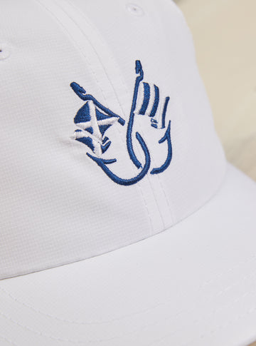 Hook & Sail Sport Hat - White
