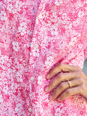 Hunter Dress in Pink Floral