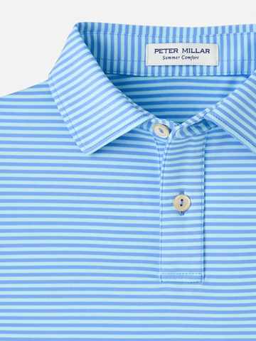Hales Youth Performance Jersey Polo in Bluebird