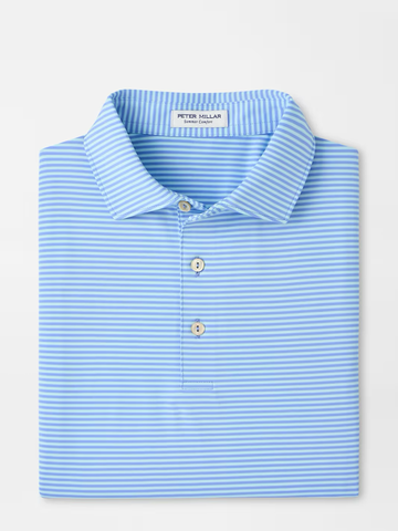 Hales Performance Jersey Polo in Bluebird
