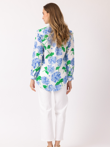 Helen Button Up in Hydrangea Walk