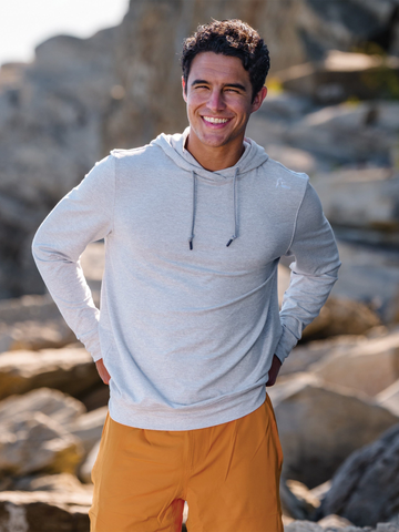 Hesi Hoodie in Heather Stainless Steel