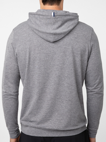 Hesi Performance Hoodie in Everest Grey/Stainless Steel