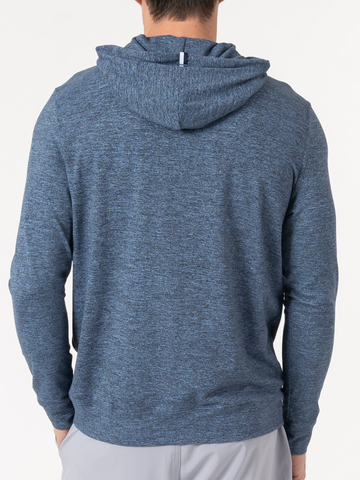 Hesi Performance Hoodie in Zone Blue/Fleet Navy