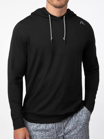 Hesi Performance Hoodie in Midnight Black