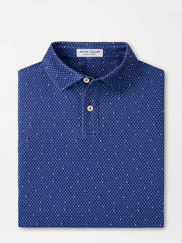 In The Rough Youth Performance Jersey Polo in Sport Navy