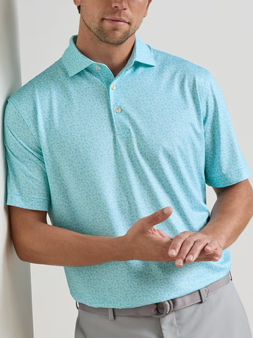 Jellyfish Performance Jersey Polo in Clearwater