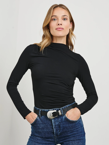 Joelle Top in Black Onyx