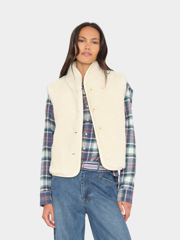 Kensi Vest in Cream