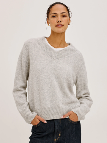 Lidya Sweater in Heather Grey