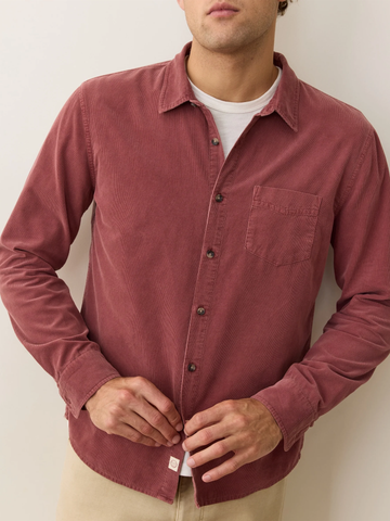 Lightweight Corduroy Shirt in Auburn