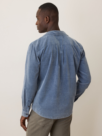 Lightweight Corduroy Shirt in Indigo