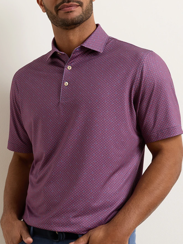 Lobster Boil Performance Jersey Polo in Bali Blue