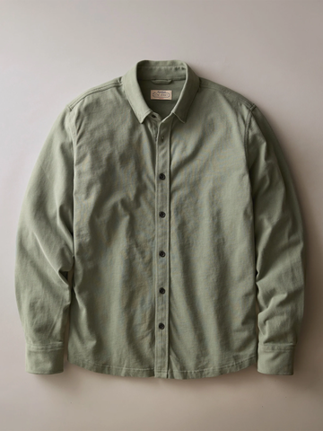 Luxe Jersey Shirt in Agave Green