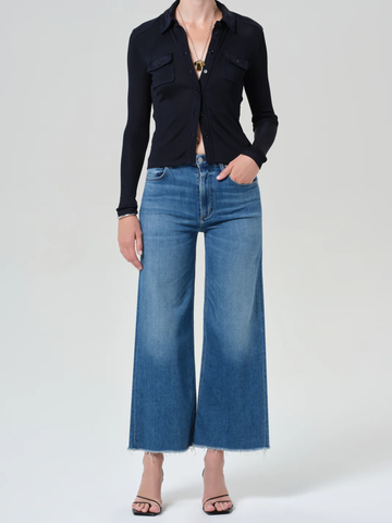 Lyra Wide Leg Crop in Verve