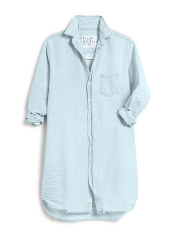 Mary Classic Shirtdress in Classic Blue Tattered Wash