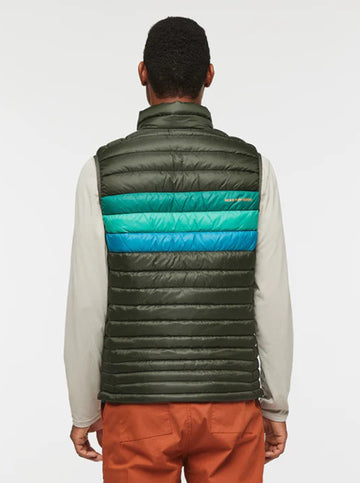 Fuego Down Vest in Woods Stripes