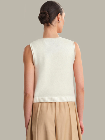 Marianna Vest in Chalk