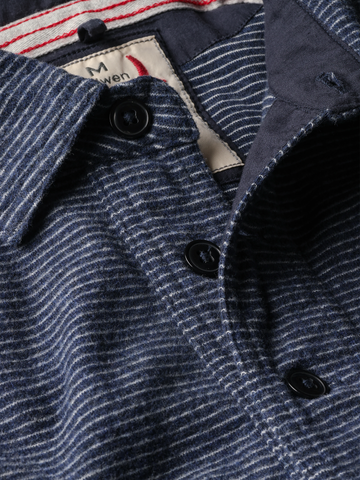 Mariner Polo in Navy Stripe