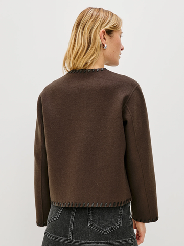 Melanie Jacket in Dark Brown