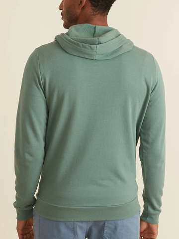 Men's Afternoon Full Zip Hoodie in Sage Green