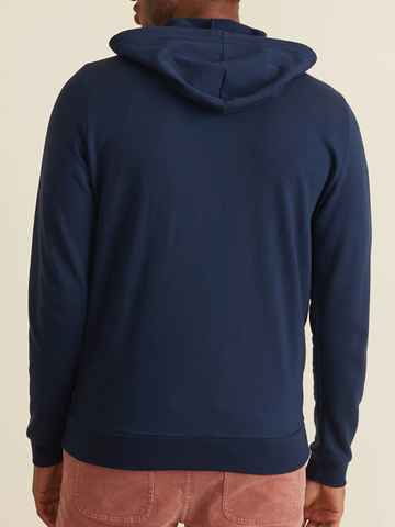 Men's Afternoon Full Zip Hoodie in True Navy