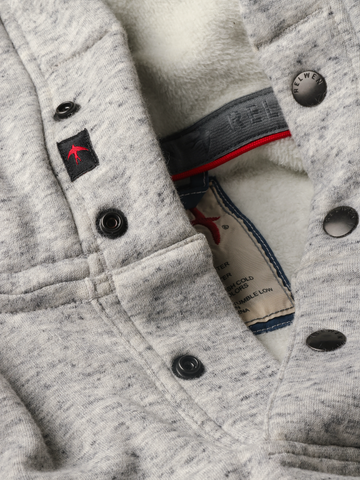 Micropile Hoodie in Light Grey