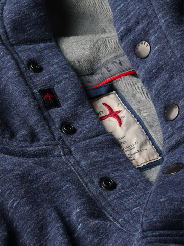 Micropile Hoodie in Navy