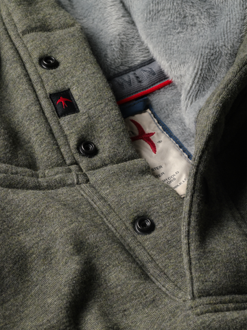 Micropile Hoodie in Smoke Olive