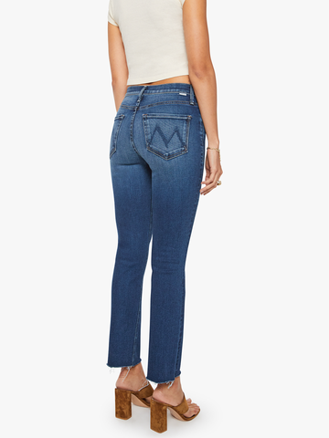 Mid Rise Dazzler Ankle Fray Jean in Taking Chances