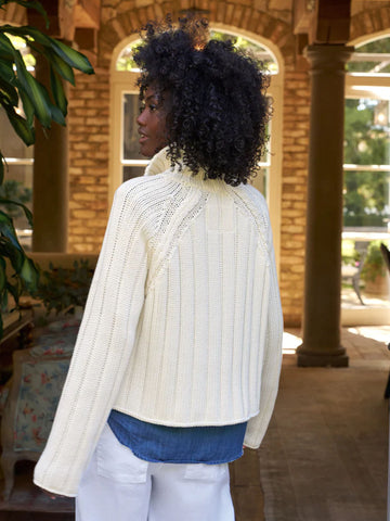 Mini Cotswolds Cardigan in Ivy