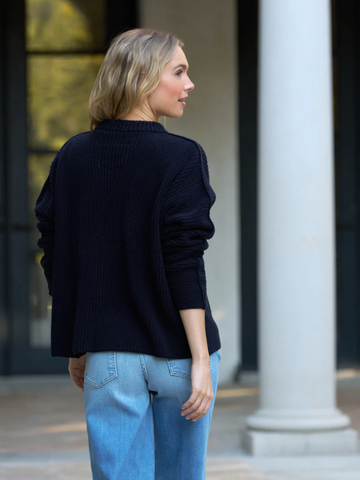 Montecito Cardigan in Marine